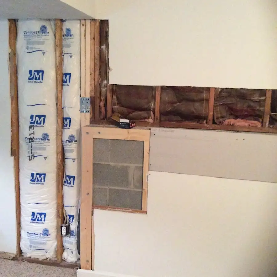 Wall insulation replacement during Structural Drying in Wilton Manors
